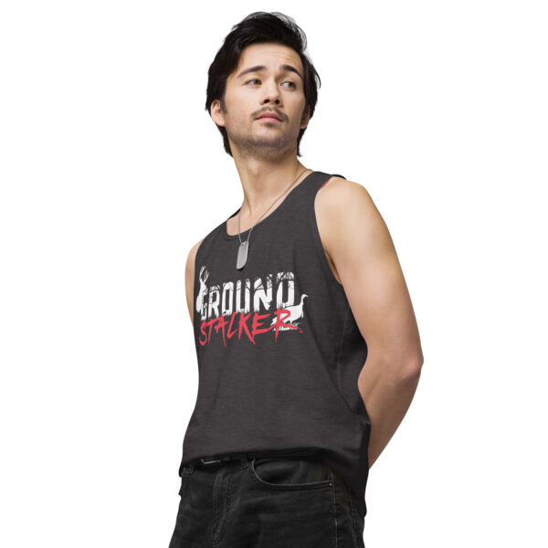 Ground Stalker Men’s Premium Tank Top - Dark - Image 10