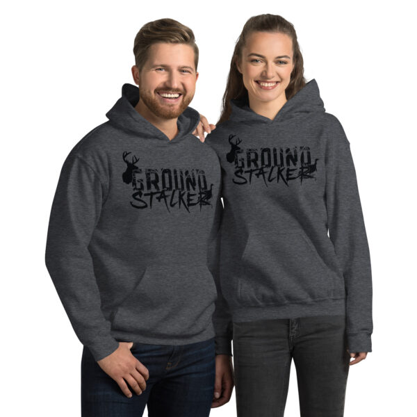 Ground Stalker Unisex Hoodie - Black Logo - Image 9
