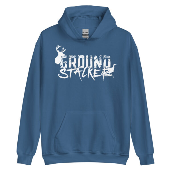 Ground Stalker Unisex Hoodie - White Logo - Image 3