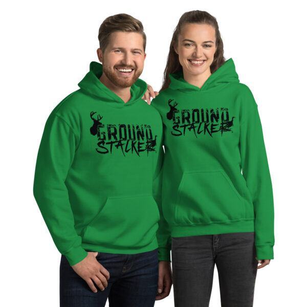 Ground Stalker Unisex Hoodie - Black Logo - Image 11