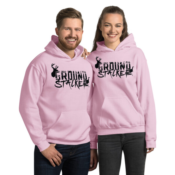 Ground Stalker Unisex Hoodie - Black Logo - Image 14