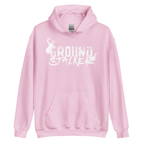 Ground Stalker Unisex Hoodie - White Logo - Image 12
