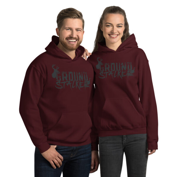 Ground Stalker Unisex Hoodie - Black Logo - Image 8