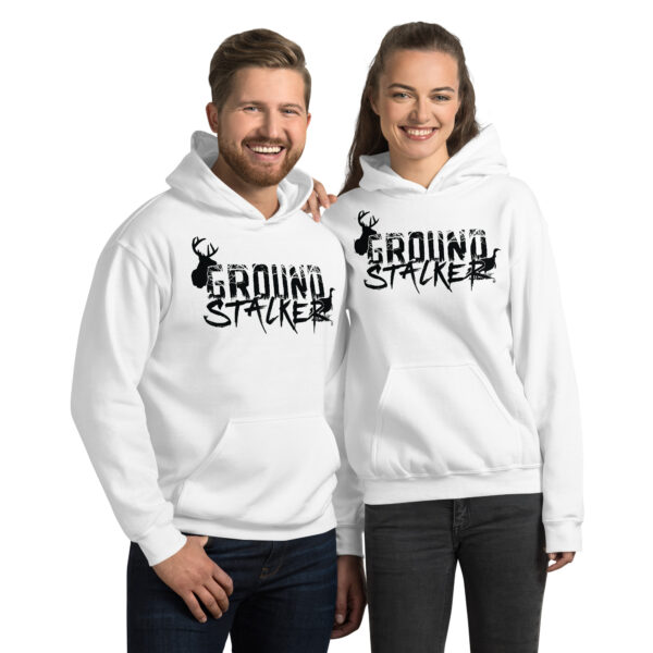 Ground Stalker Unisex Hoodie - Black Logo - Image 15