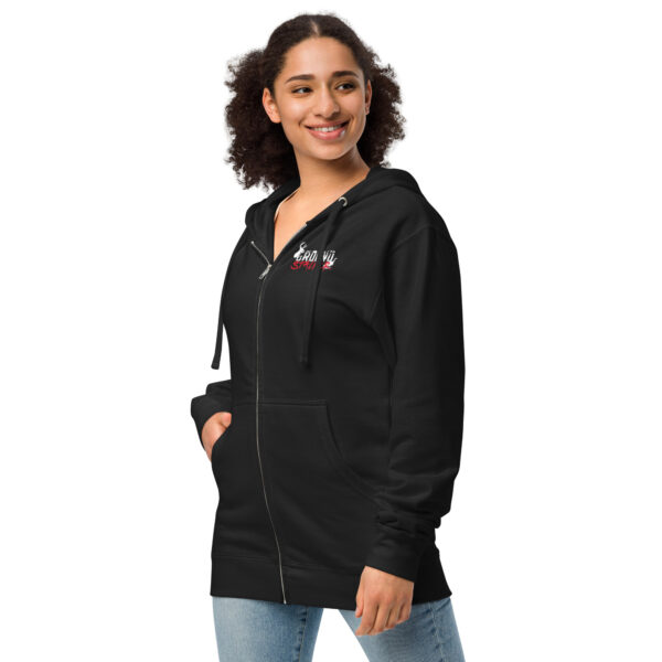 Ground Stalker Unisex fleece zip up hoodie - Image 3
