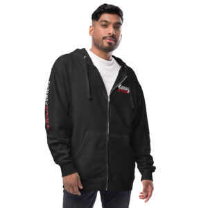 Ground Stalker Unisex fleece zip up hoodie