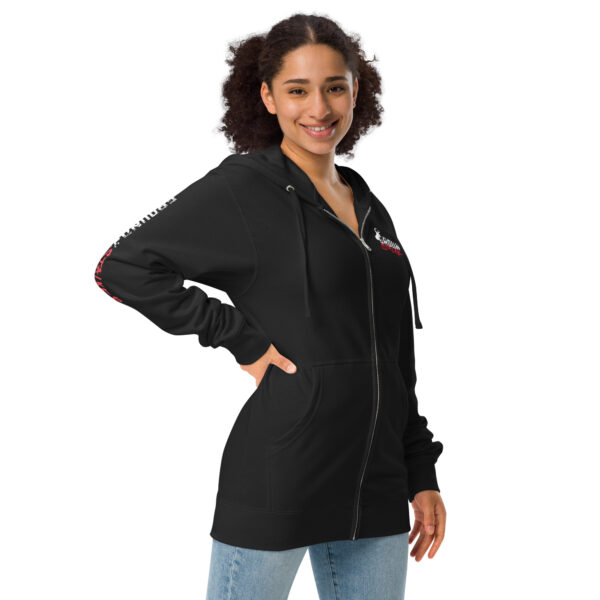 Ground Stalker Unisex fleece zip up hoodie - Image 2