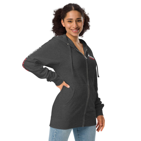Ground Stalker Unisex fleece zip up hoodie - Image 4